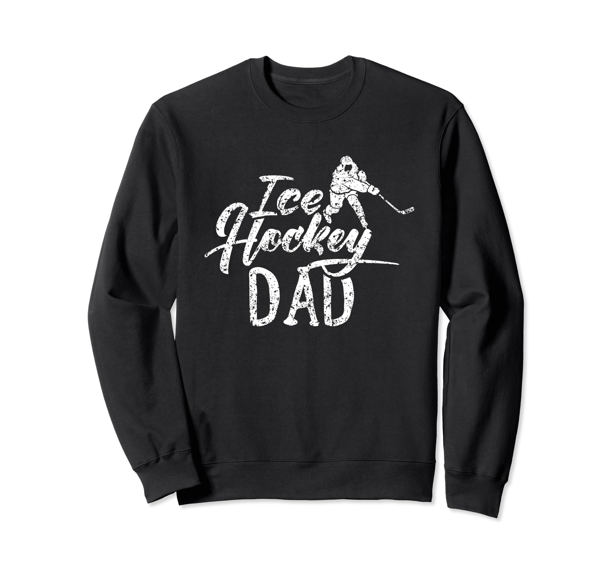 Ice Hockey Dad Coach Player Team Sweatshirt - Unique Graphic for Adults