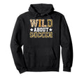 Wild About Soccer Sports Player Champion Hoodie - Minimalist Print Unisex