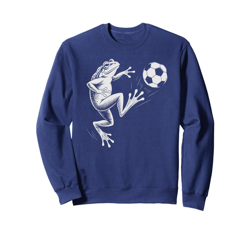 Funny Soccer Frog Score Mom Sweatshirt - Casual Everyday Wear Men Women