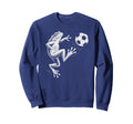 Funny Soccer Frog Score Mom Sweatshirt - Casual Everyday Wear Men Women