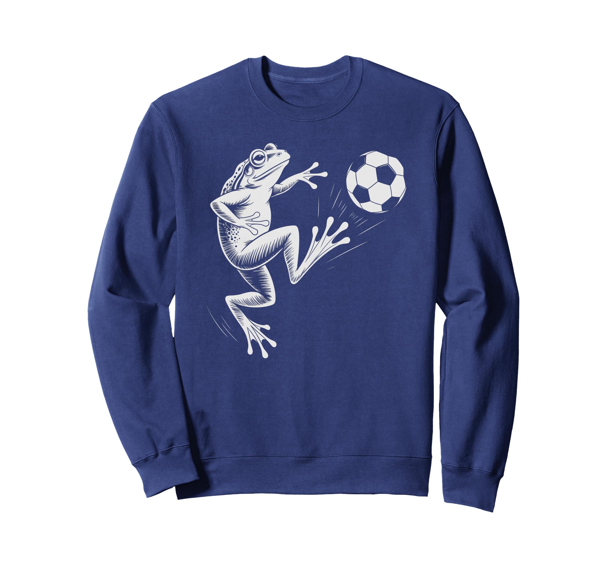 Funny Soccer Frog Score Mom Sweatshirt - Casual Everyday Wear Men Women