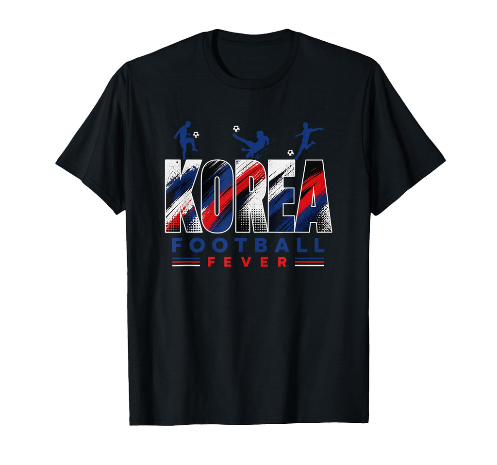 Korea Football Fever 2026 Soccer Fans T-Shirt - Novelty Apparel Men Women