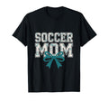 Soccer Mom Coquette Bow Mothers Day T-Shirt - Trendy Graphic for Adults