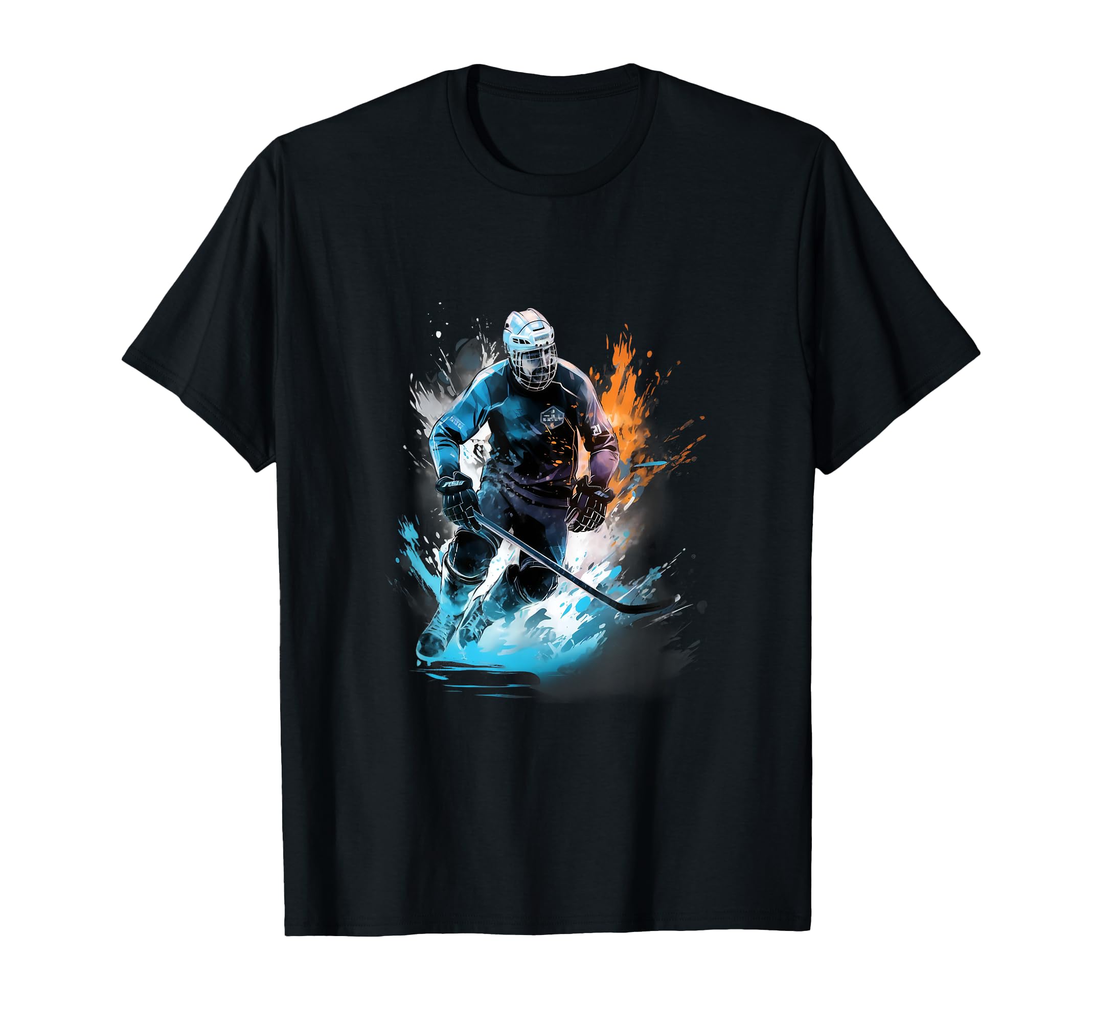 Ice Hockey Player Goalkeeper Ice Hockey T-Shirt - Graphic Print Unisex