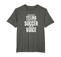 Soccer Mom Voice Funny Mother Soccer T-Shirt - Custom Art Print Men Women