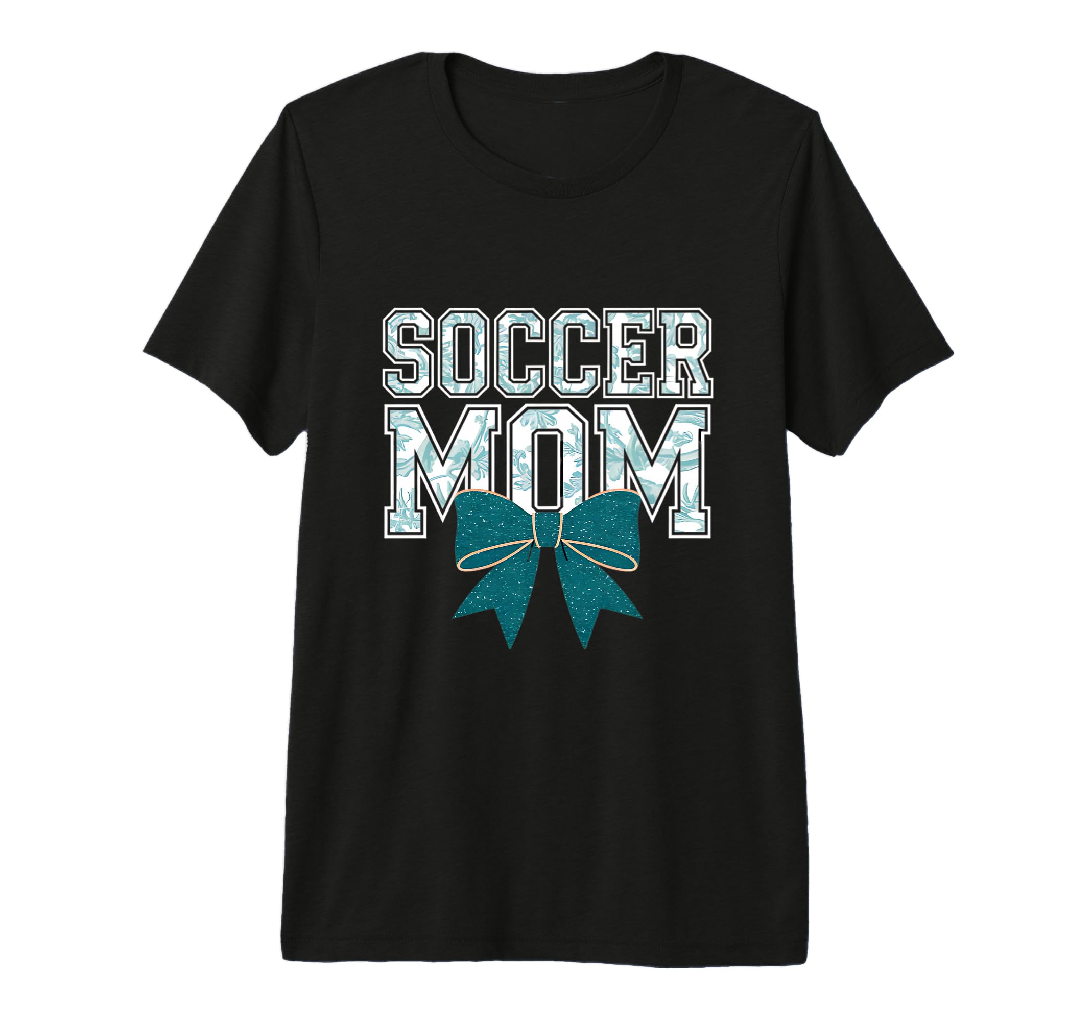 Soccer Mom Coquette Bow Mothers Day T-Shirt - Fun Novelty Design Unisex