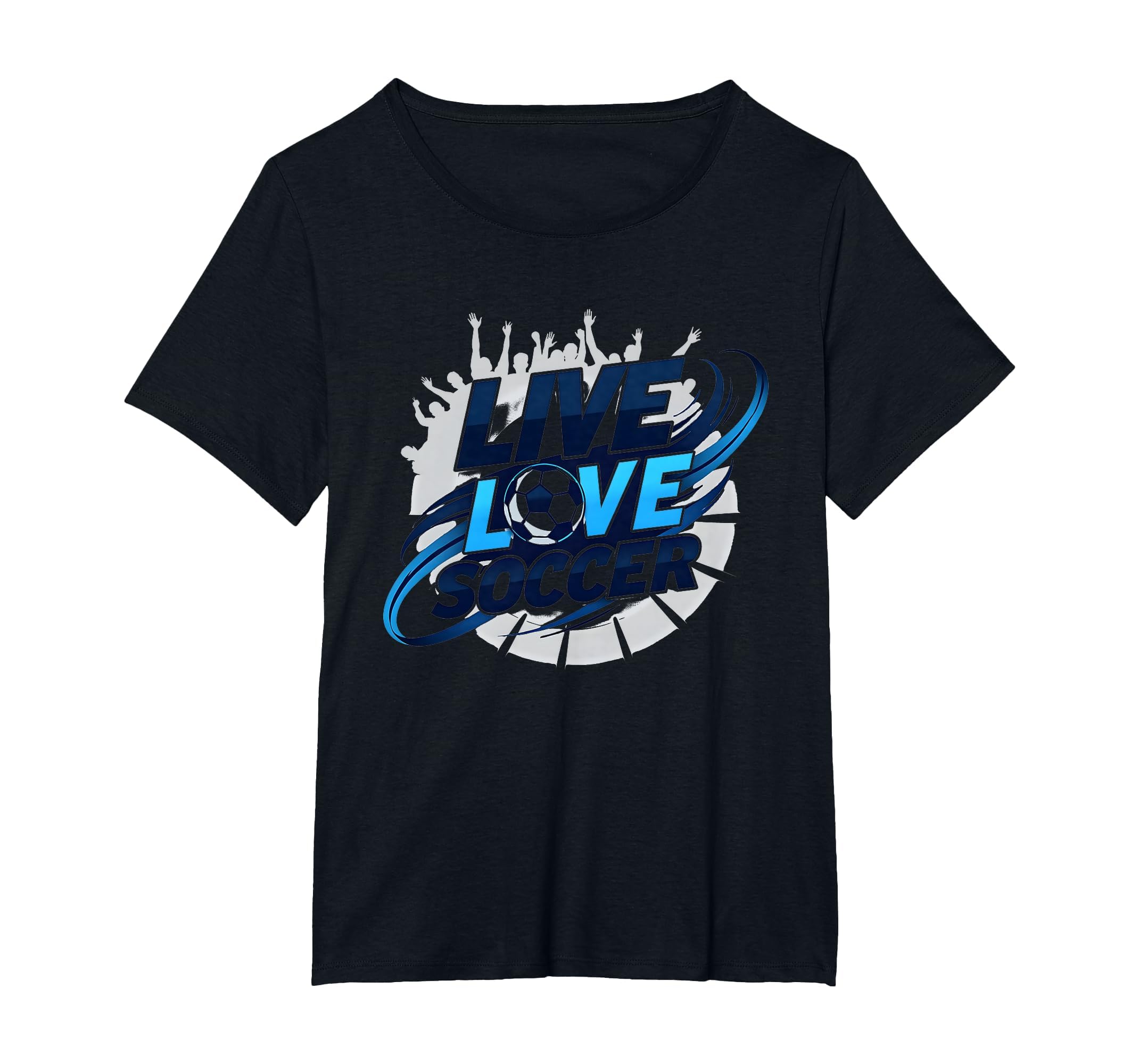 Soccer Mom Live Love Soccer Sweatshirt - Fun Novelty Design Men Women