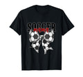 Soccer Mama Coquette Bow Proud Soccer T-Shirt - Unique Graphic Men Women