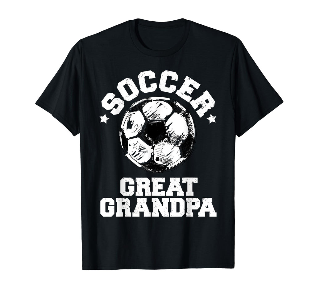 Soccer Great Grandpa Soccer Ball T-Shirt - Graphic Print Men Women