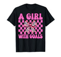 Be Goals Soccer Coquette Bow T-Shirt - Aesthetic Graphic Men Women