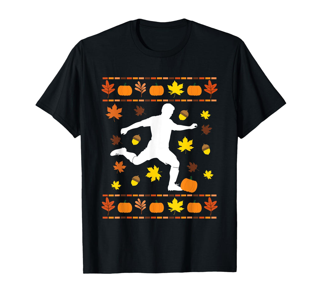 Soccer Player Autumn Fall Season T-Shirt - Streetwear Style Men Women