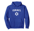 I Love Israel Minimalist Israeli Flag Hoodie - Casual Everyday Wear Unisex