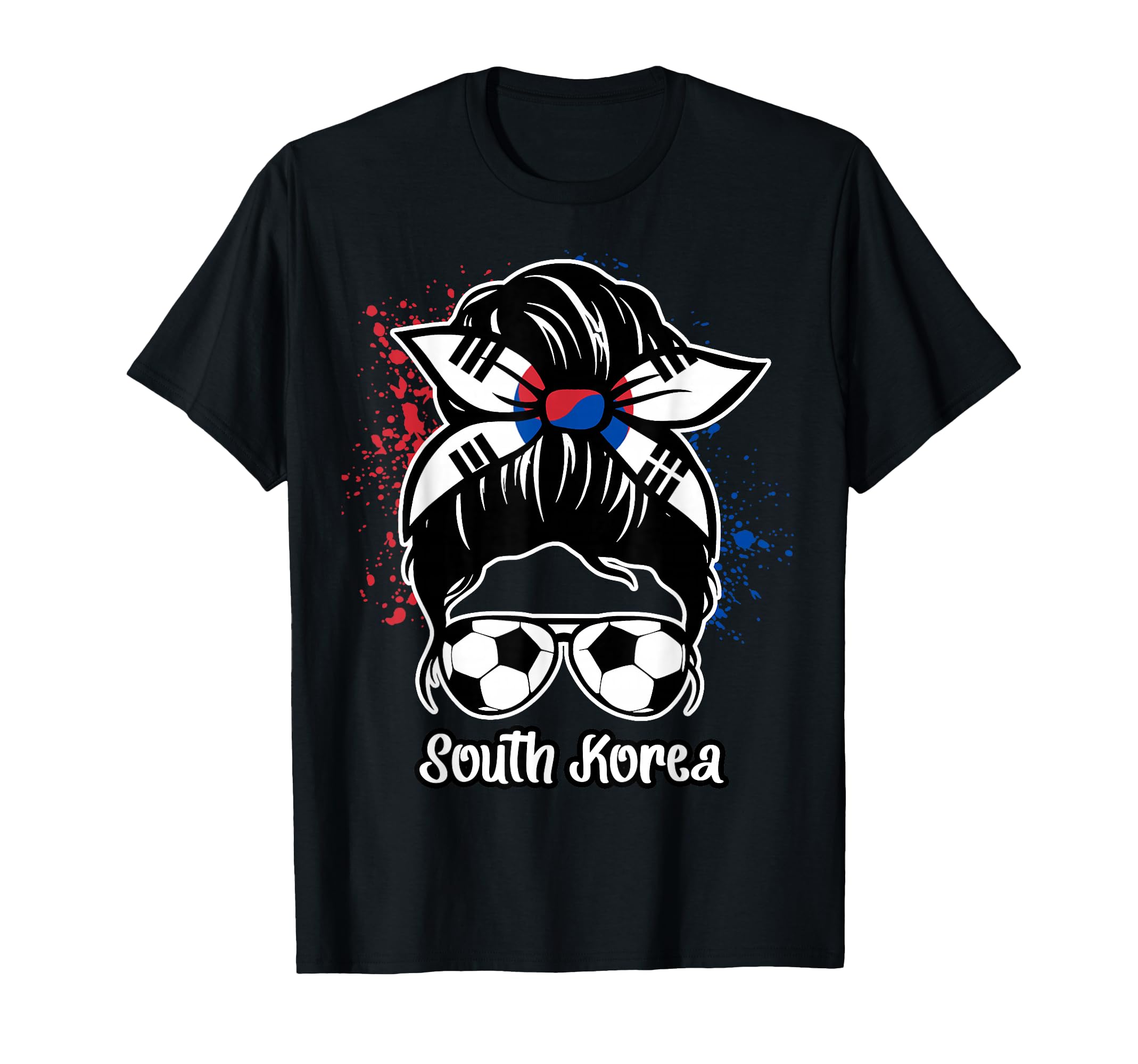 South Korea Football Game Player T-Shirt - Minimalist Print for Adults