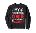My Favorite Soccer Goalie Granny Sweatshirt - Minimalist Print Unisex