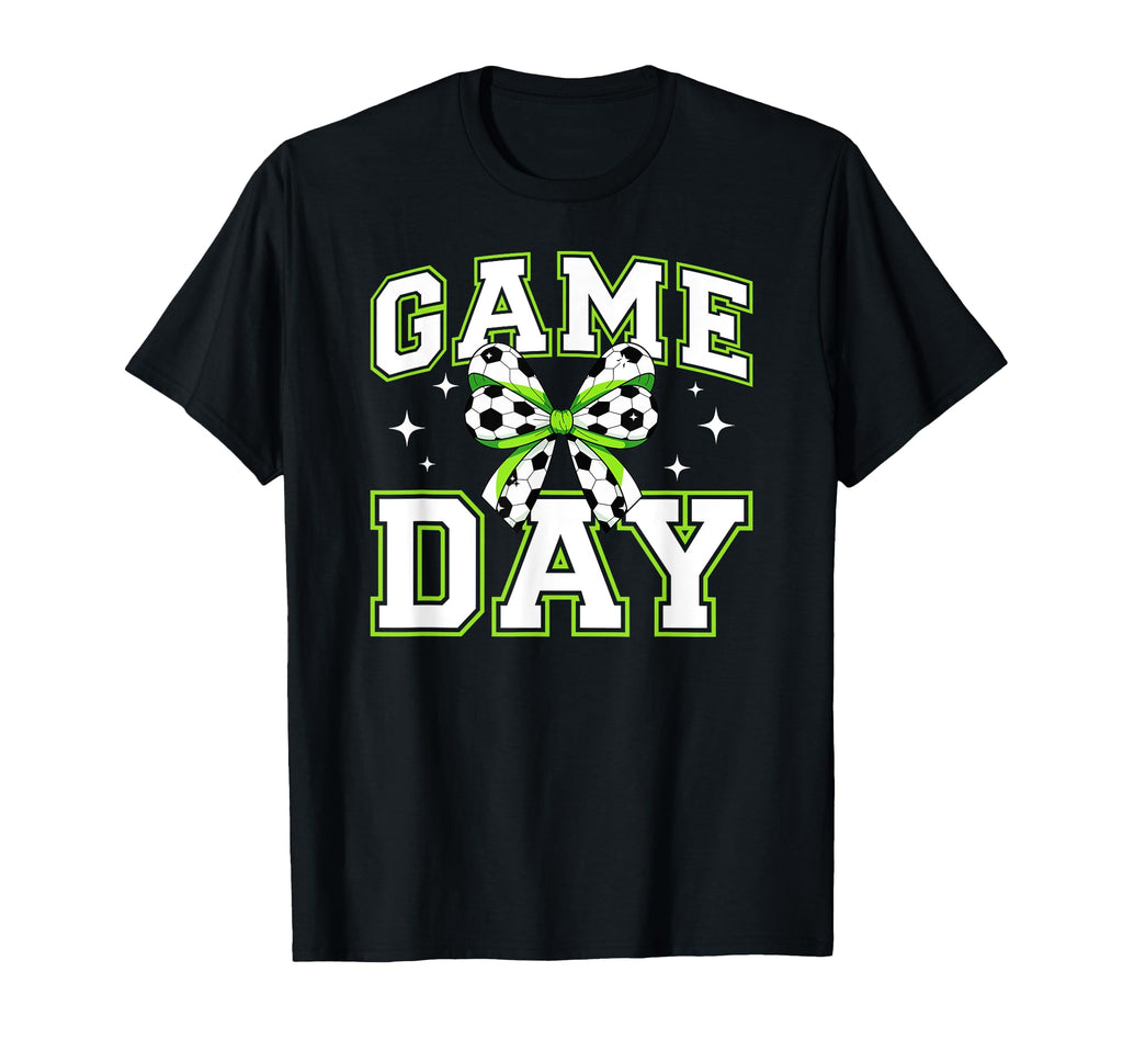Game Day Coquette Soccer Game Day Soccer T-Shirt - Minimalist Print Unisex