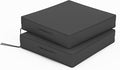 Patio Chair Cushions 17 X 16 X 3 Inch Waterproof Outdoor Seat Cushions for Patio Furniture, Outdoor Sofa Couch Pads with Ties & Handle, Set of 2, Grey