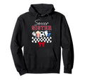 Soccer Sister Coquette Soccer Players Hoodie - Streetwear Style for Adults