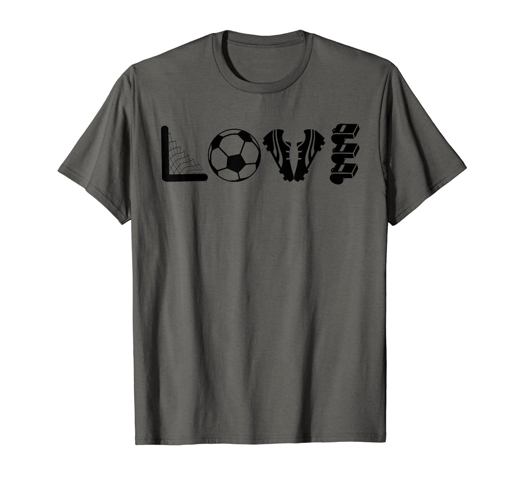 Soccer Love Gift Football Player Teens T-Shirt - Graphic Print Men Women