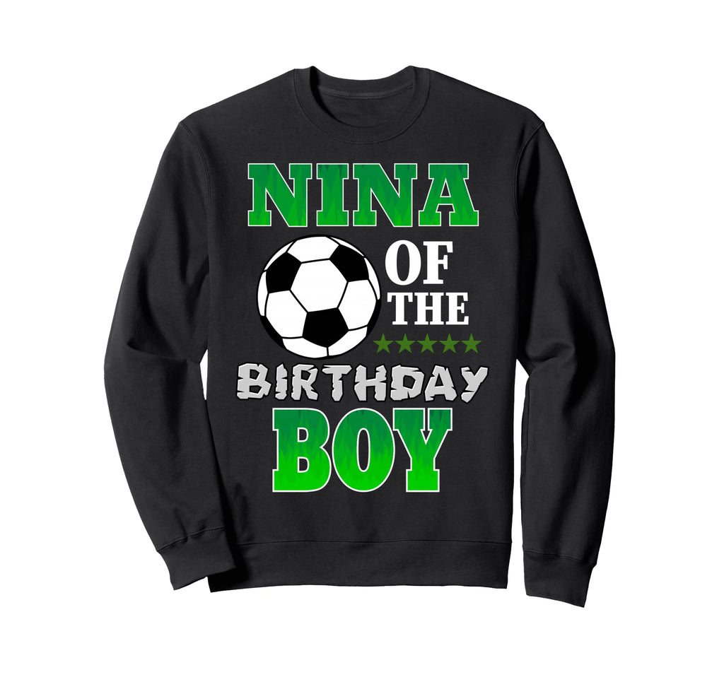 Nina Birthday Soccer Stars Sweatshirt - Fun Novelty Design for Adults