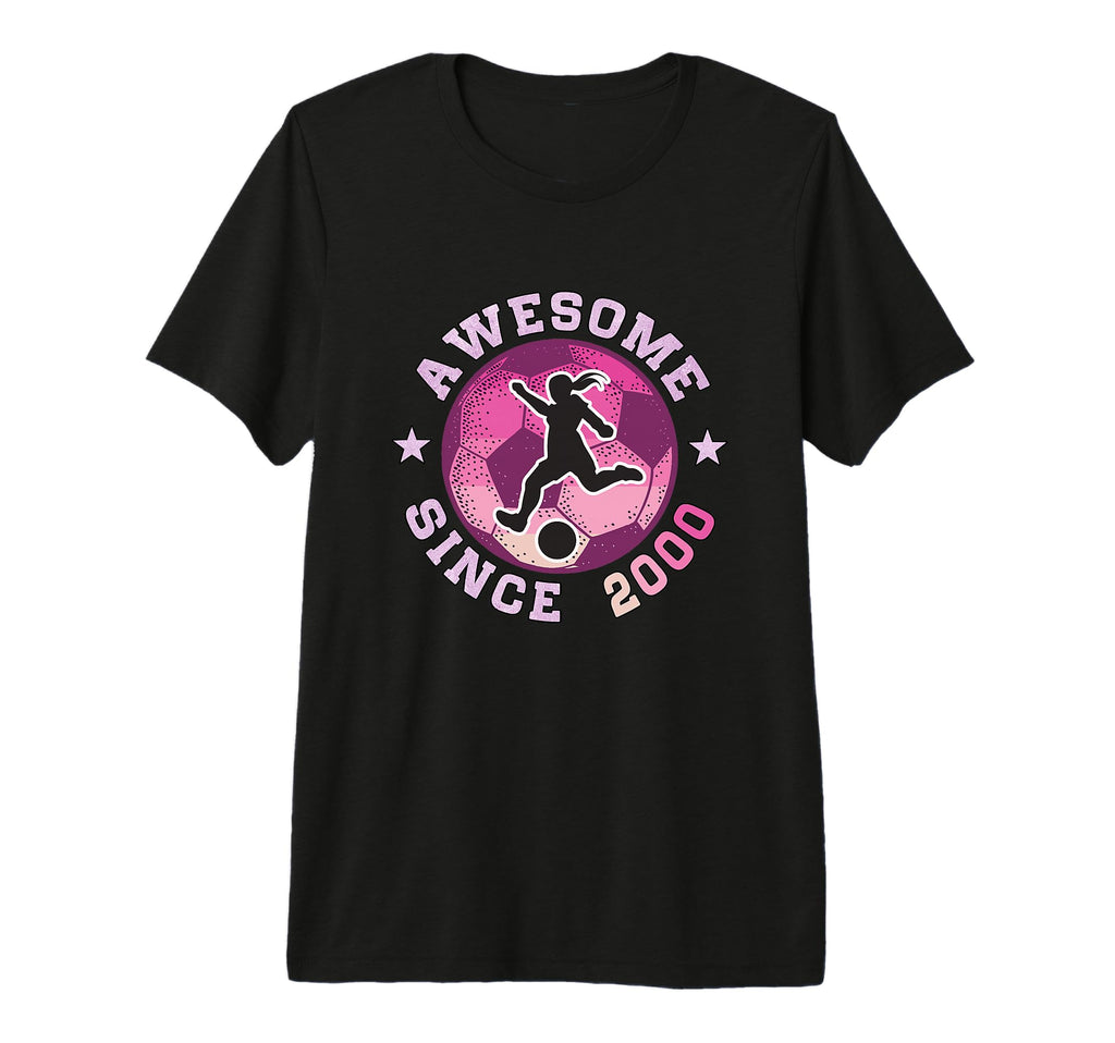 26Th Birthday Soccer Player Awesome Since T-Shirt - Trendy Graphic Unisex