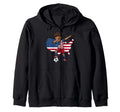 Usa Soccer Dab Patriotic T-Shirt - Minimalist Print Men Women