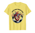 Soccer Runs Through Veins Passionate Fan T-Shirt - Trendy Graphic Men Women