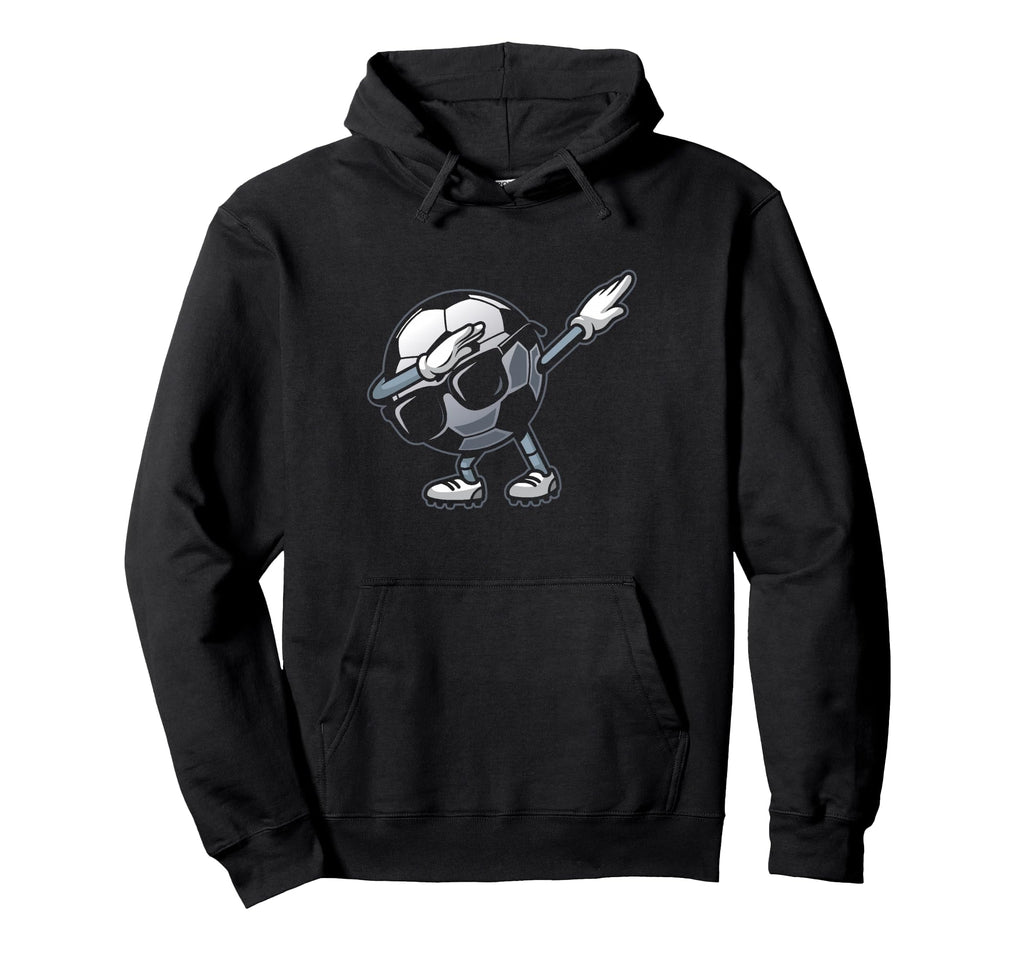 Dabbing Soccer Ball Funny Soccer Hoodie - Casual Everyday Wear Men Women