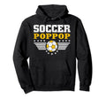Soccer Poppaw Funny Sports Hoodie - Casual Everyday Wear for Adults
