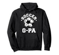 Soccer G Pa Soccer Ball Distressed Funny Hoodie - Unique Graphic Unisex