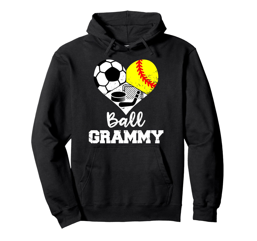 Ball Grammy Funny Soccer Softball Hoodie - Fun Novelty Design Unisex