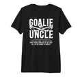 Mens Hockey Goalie Uncle Hockey T-Shirt - Streetwear Style for Adults