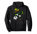 Lizard Footballer Hoodie - Aesthetic Graphic Unisex