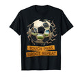 Touch Pass Shoot Repeat Soccer T-Shirt - Unique Graphic Unisex