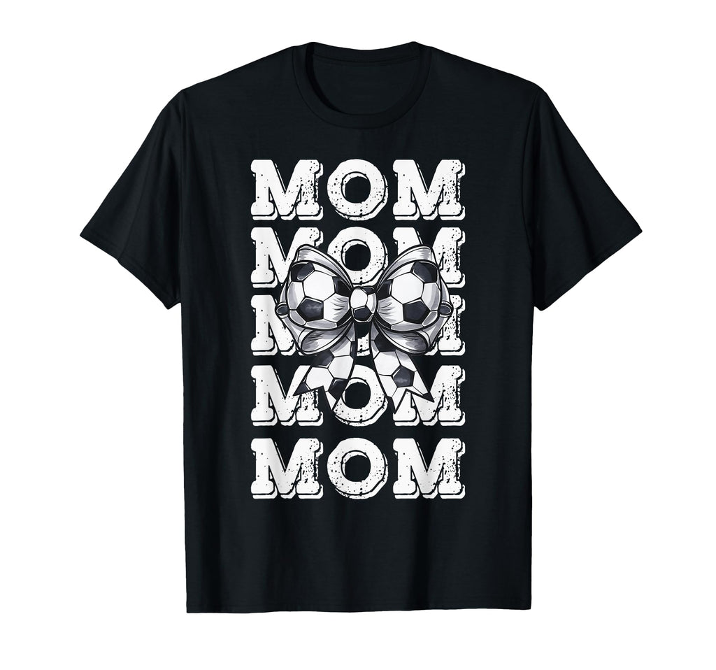 Coquette Soccer Mom Matching Family Bow T-Shirt - Trendy Graphic Men Women
