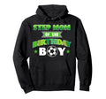 Step Mom Birthday Soccer Party Family Hoodie - Custom Art Print for Adults