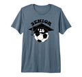 Soccer Senior Graduation Cap Tri T-Shirt - Custom Art Print for Adults