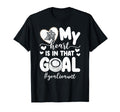 Proud Ice Hockey Goalie Aunt T-Shirt - Fun Novelty Design for Adults