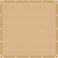 VICLLAX Shade Fabric Sun Shade Cloth with Every 2 FT Grommets for Patio Garden Pergola Cover Canopy 9x10 FT, Wheat