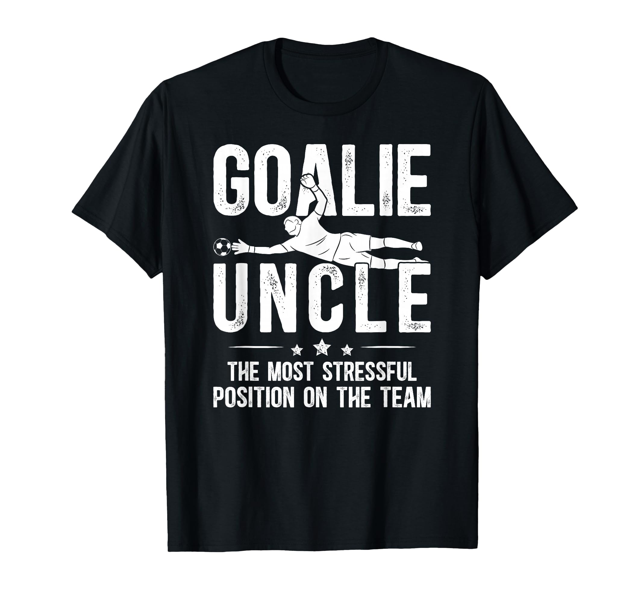 Funny Soccer Goalie Uncle Soccer T-Shirt - Streetwear Style for Adults