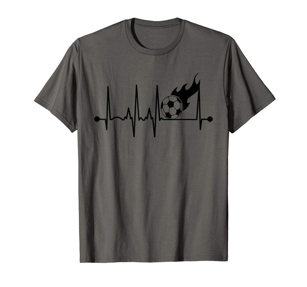 Soccer Heartbeat Soccer Lover T-Shirt - Custom Art Print Unisex