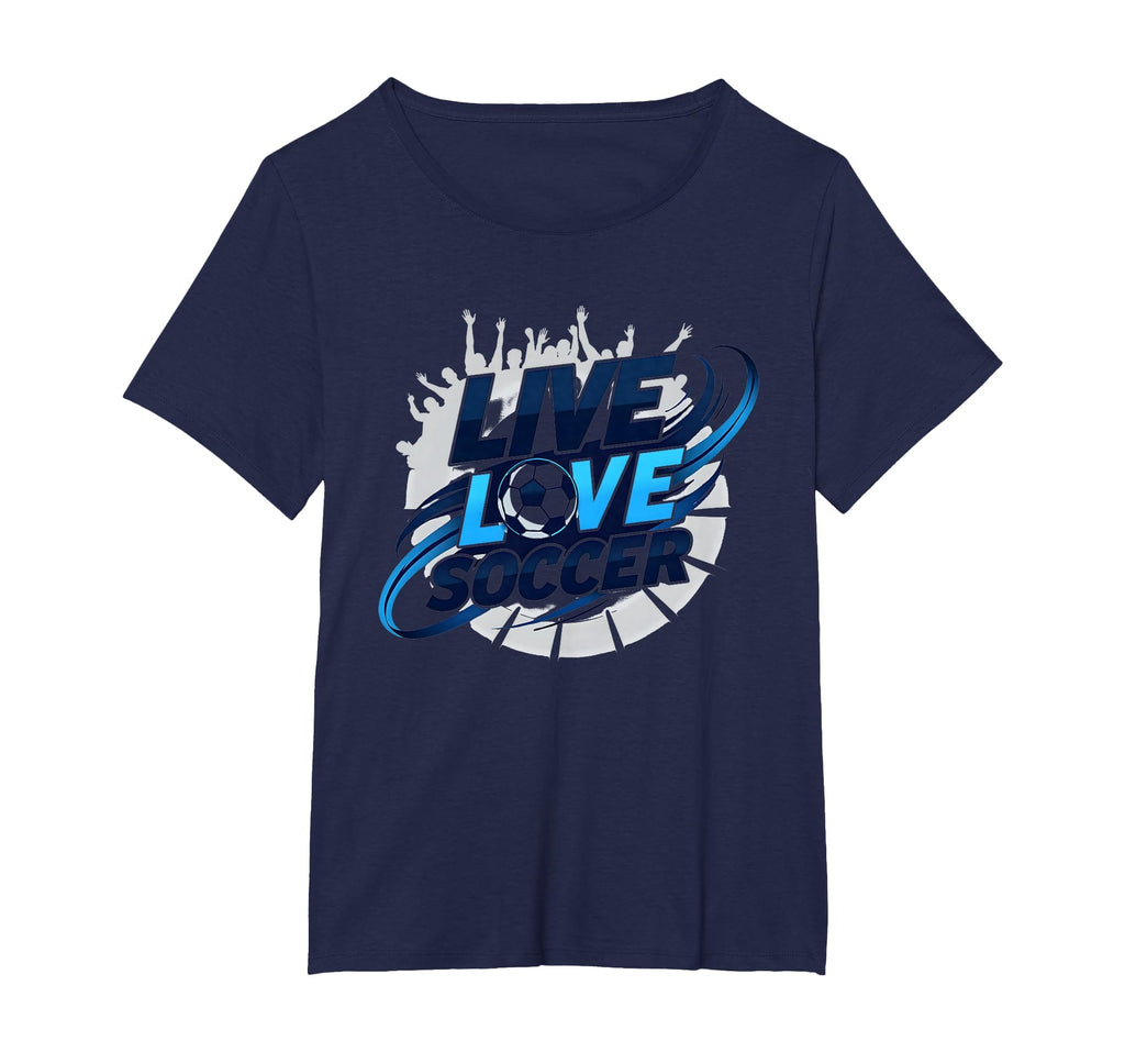 Soccer Mom Live Love Soccer Passion Sweatshirt - Fun Novelty Design Unisex