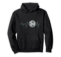 Soccer Field Player Soccer Heartbeat Hoodie - Unique Graphic for Adults