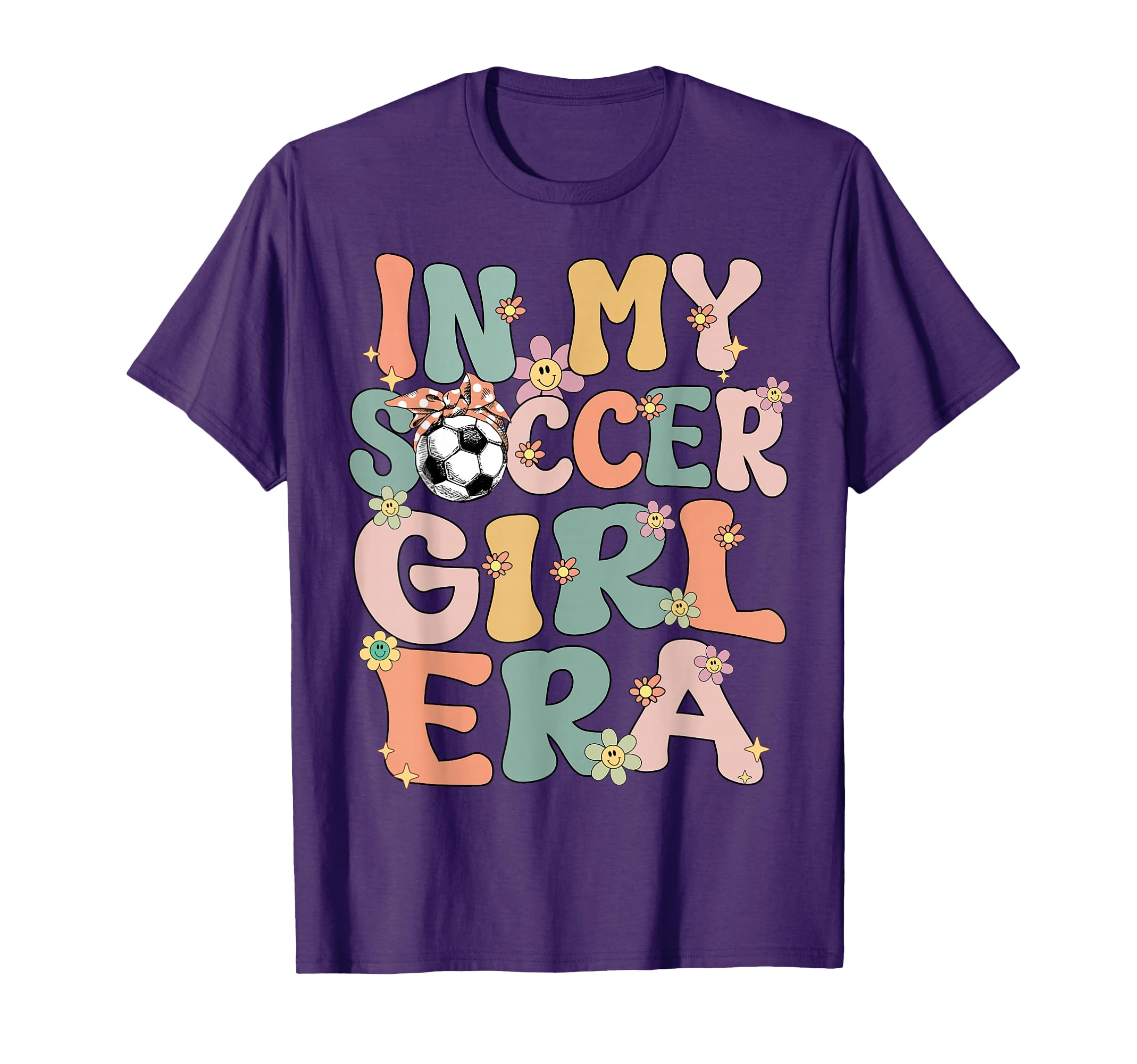 My Soccer Era Groovy Soccer Soccer T-Shirt - Streetwear Style Unisex