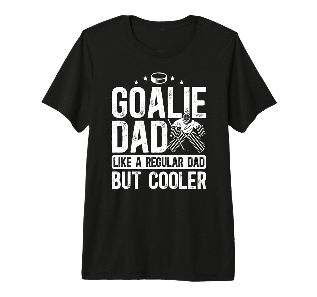 Mens Hockey Goalie Dad Definition T-Shirt - Casual Everyday Wear Men Women