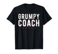 Grumpy Coach Funny Sports Coach T-Shirt - Graphic Print Unisex