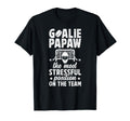 Funny Hockey Goalie Papaw Ice Hockey T-Shirt - Custom Art Print Men Women