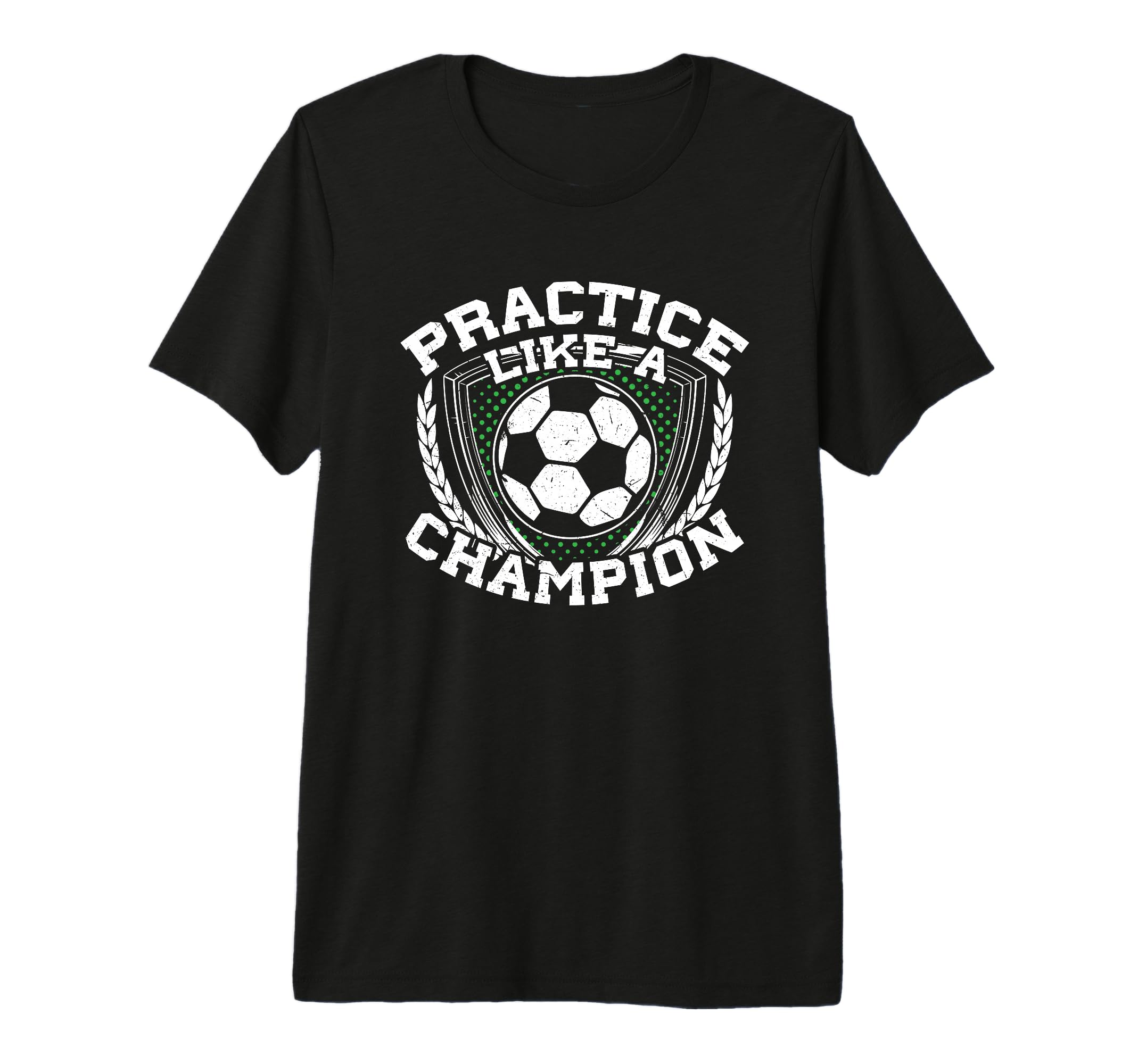 Practice Like Champion Futbol Soccer Tri T-Shirt - Minimalist Print Unisex