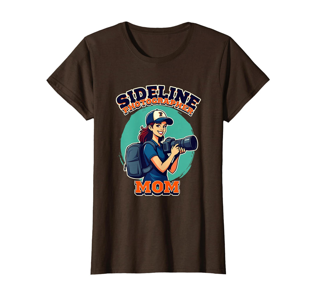 Sideline Photographer Mom Soccer T-Shirt - Trendy Graphic Men Women