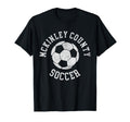 Mckinley County Soccer Distressed 90S T-Shirt - Trendy Graphic Men Women