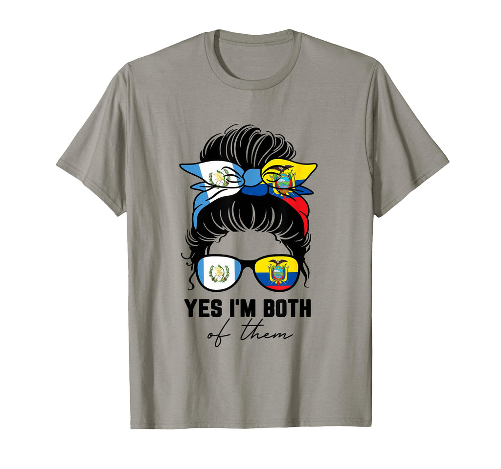 Half Guatemalan Half Ecuadorian T-Shirt - Streetwear Style for Adults